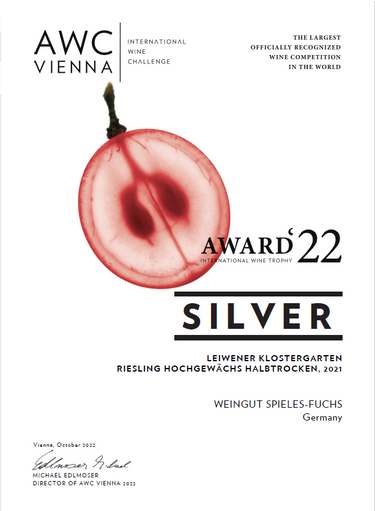 Leiwener Riesling halbtrocken aus 2021 (75cl)